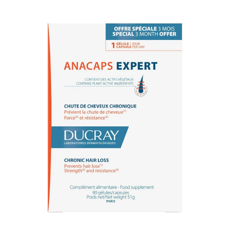 DUCRAY ANACAPS EXPERT 90 CÁPSULAS