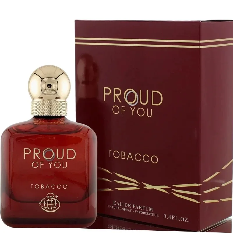 Fragrance World Proud of You Tobacco Eau de Parfum para Hombre 100 Ml   ***NOVEDAD***