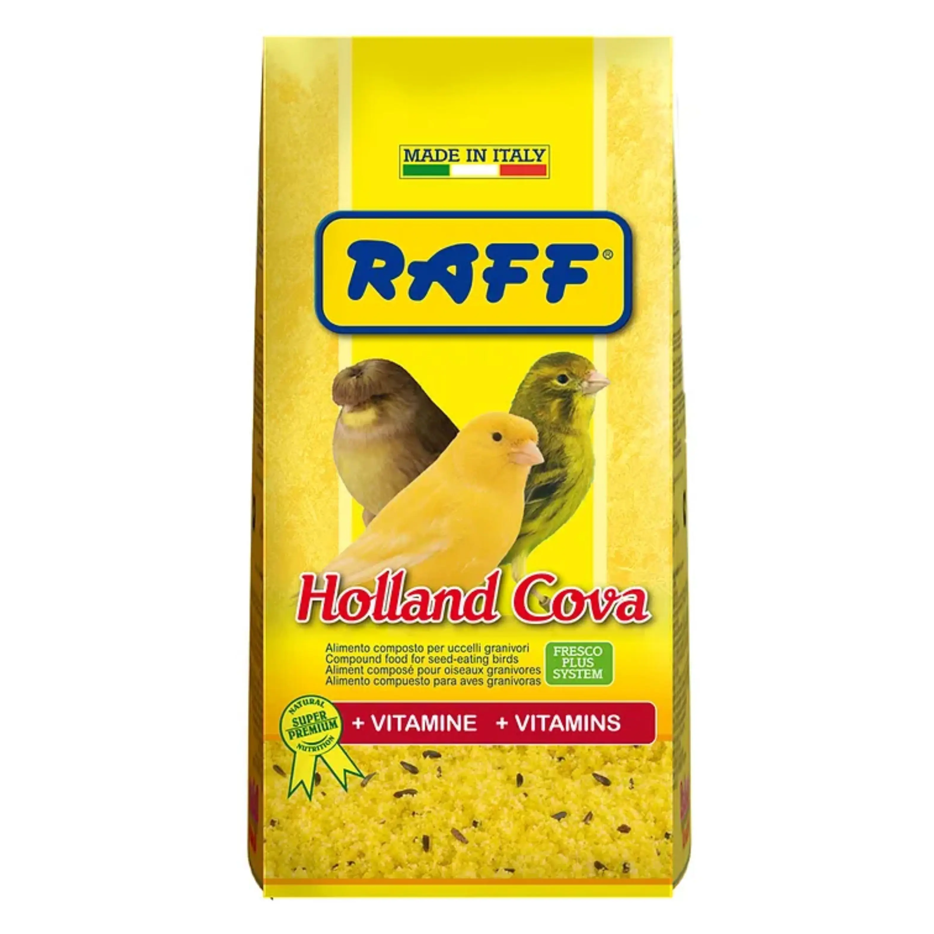 Raff Holland Cova 1Kg. -Moisted paste of yellow cria for Canaries