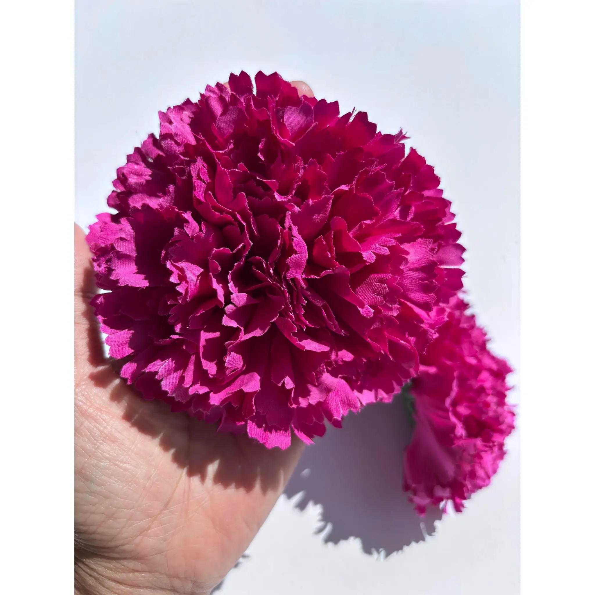2 Clavel Buganvilla Tono2 Grande para Cabello-Elegancia y Pasión Española