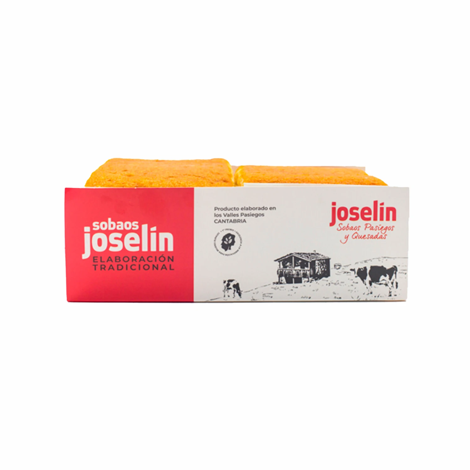 Joselín large passages sobaos – pack of 4 units (575 g) – with margarine, individually wrapped in paraffined paper #1