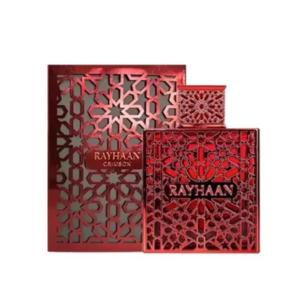 NONE Crimson Rayhaan Perfume Arabe 100% Original Hombre 100 ml – Fragancia Oriental Elegante y Sofisticada