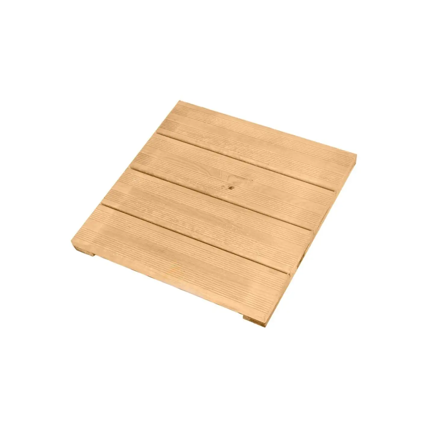 JARDIN202 - Tarima de madera de pino | Baldosa de madera para exterior y ducha | Protección Autoclave Nivel 3