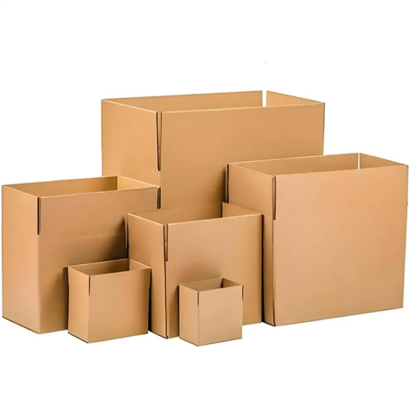 Pack de 10 Cajas de Cartón Plegables Multiuso Tamaño Pequeño – Cajas Resistentes para Mudanza, Envíos y Almacenaje – Embalaje Práctico y Fácil de Montar – 22 x 18 x 12 cm – 4,5 Litros