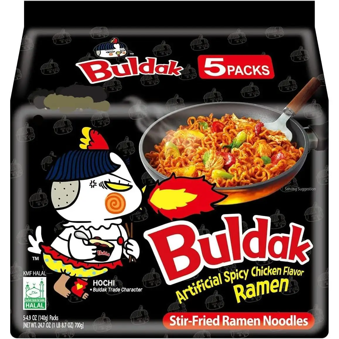 samyang Buldak hot chicken picante 140g* Pack 5