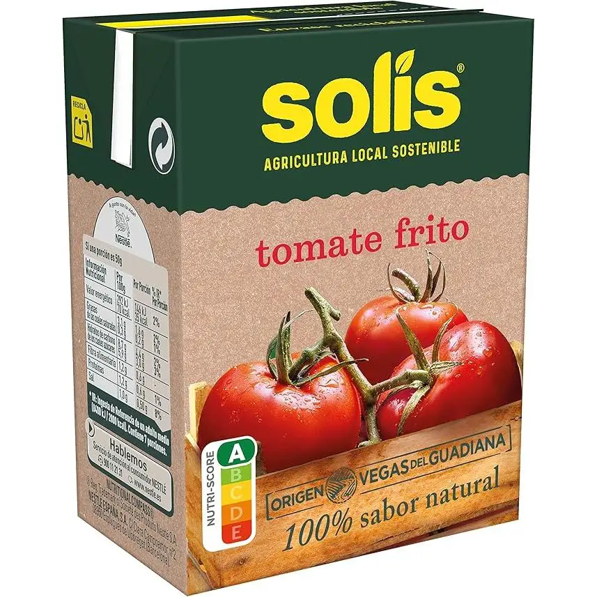 Caja 12 unidades Salsa de Tomate Frito Solís 350g