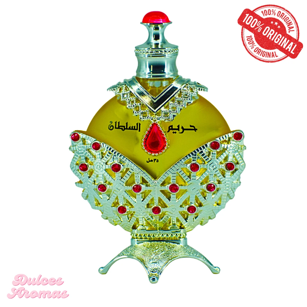 Hareem Sultan Silver de Khadlaj Arabic Perfume In Oil For Women Original Luxury Exlusive-35ml