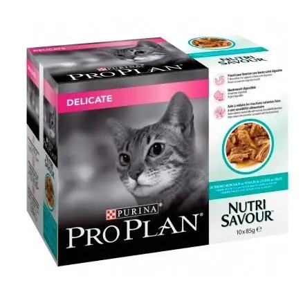 Pro Plan Delicate Sobre de Pescado del Océano para Gatos  Alimento húmedo para Gatos