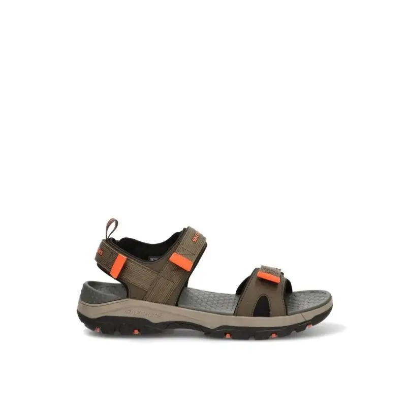 Sandalia Cómodas Skechers - Hombre - Suela Plana - Modelo 205112 - Color Verde