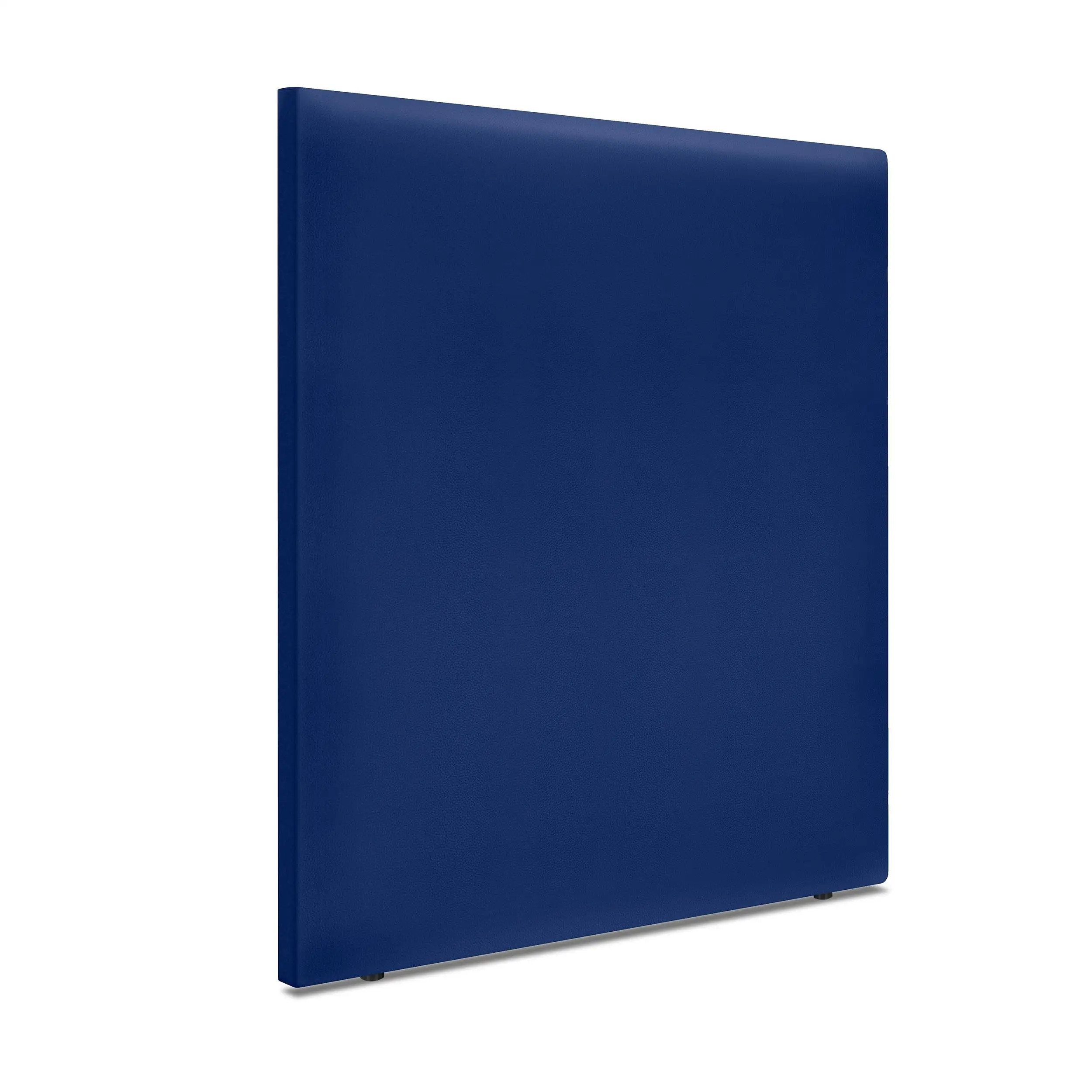 DHOME Cabecero de Polipiel o Tela Aqualine Liso Hasta el Suelo Cabeceros Cabezal Tapizado Cama (Azul Polipiel)