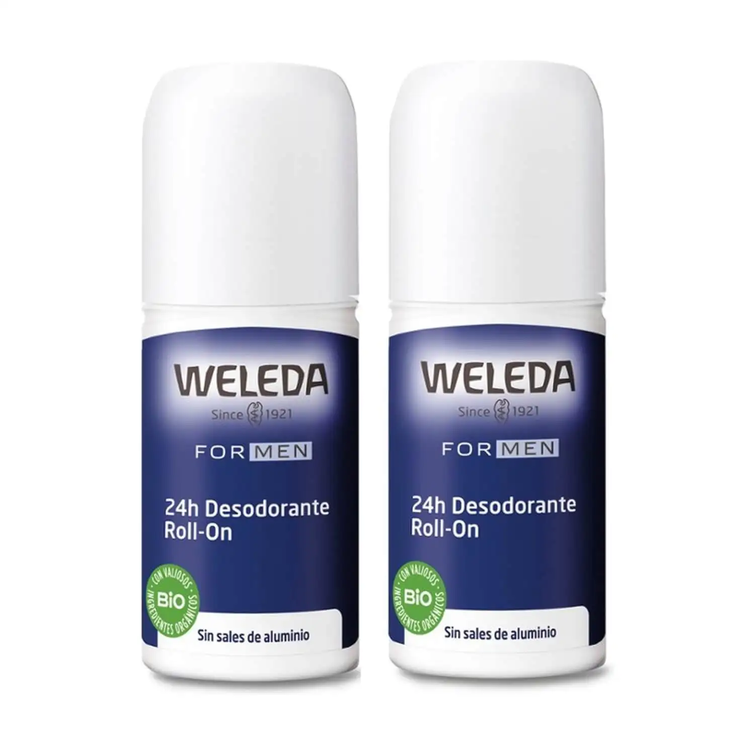 Weleda Hombre Desodorante 24H Roll On 50 ml Duplo