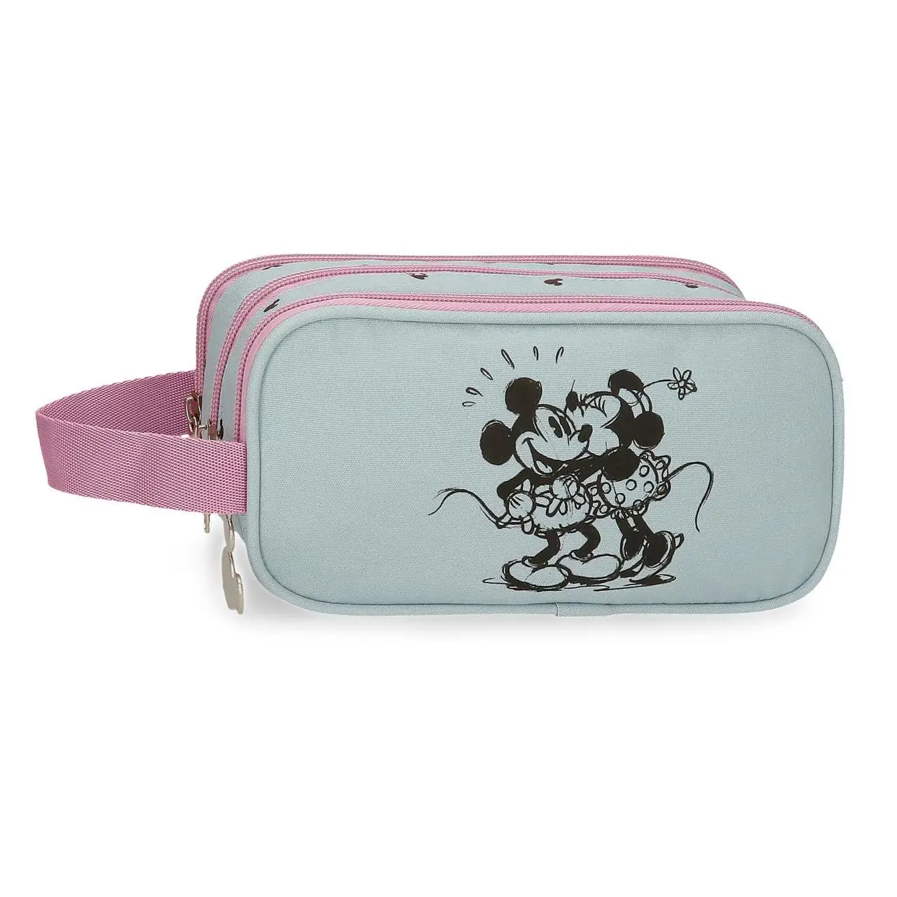 Disney Estuche Escolar Poliéster Kisses M&M Azul