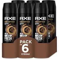 Desodorante Axe Dark Temptation 6x150ml