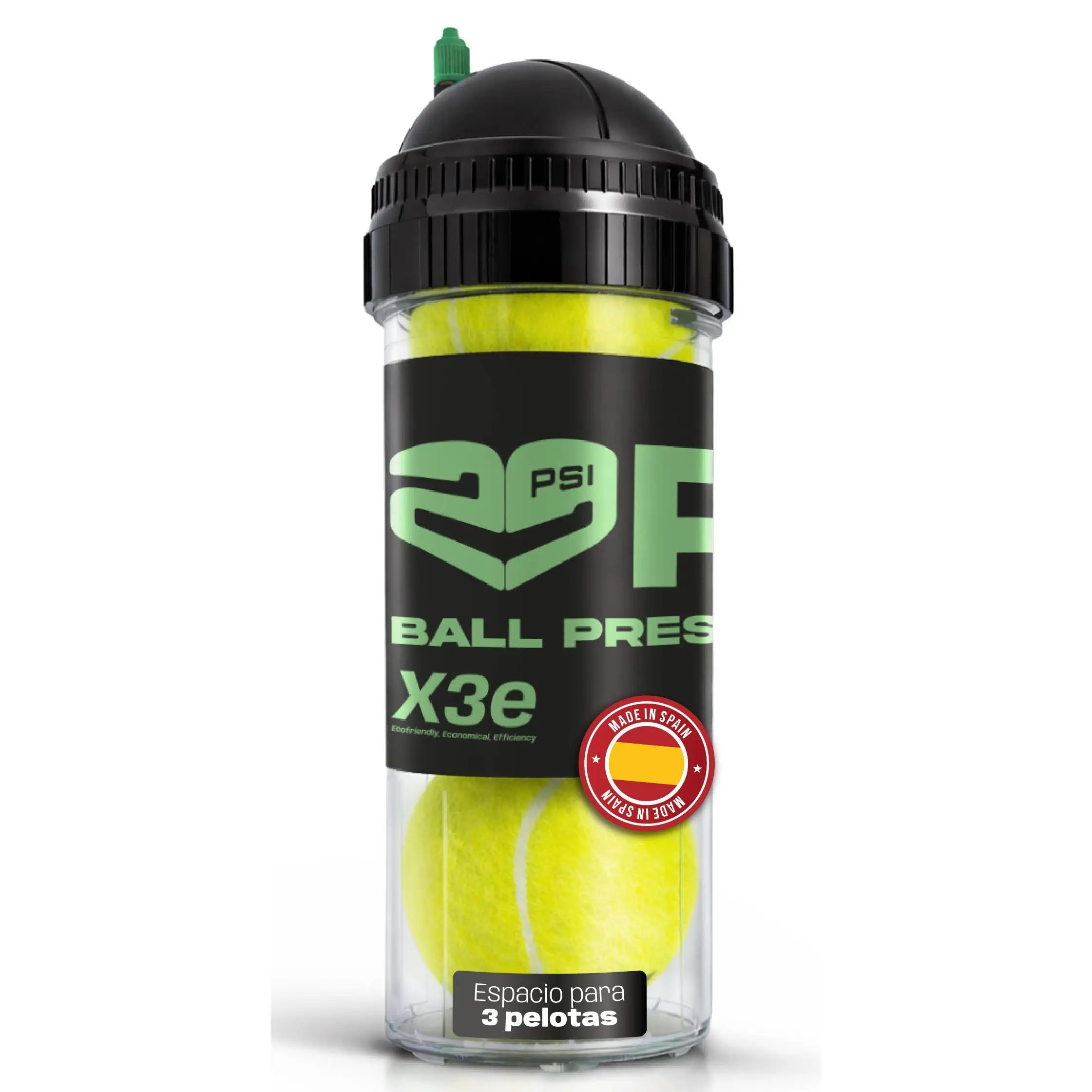 TUBOPLUS 29PSI X3e (Sin Bomba) | Presurizador de Pelotas de Tenis y Padel