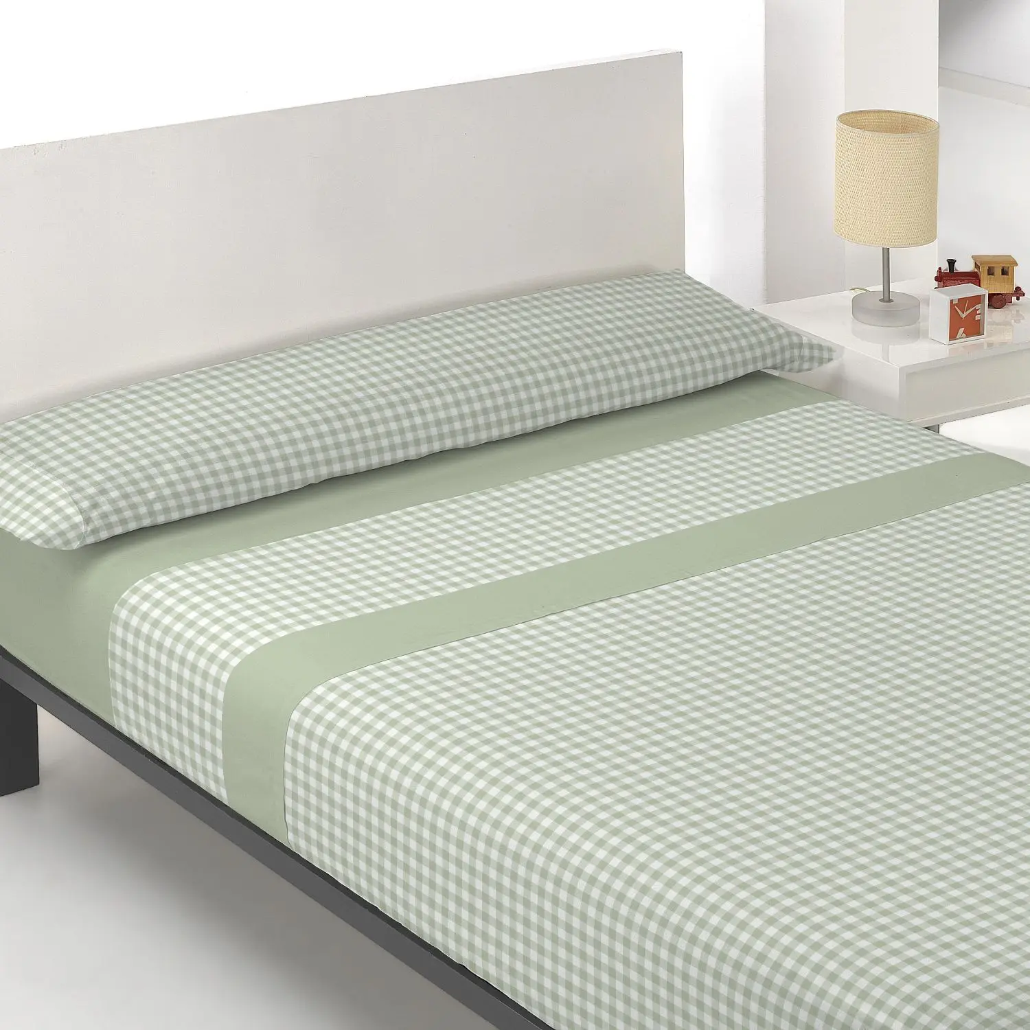 Donegal Collections - Juego De Sábanas Colección Estampado Tres Piezas 50% Algodón y 50% Poliéster - Disponible para Cama De 90cm, 105cm, 135cm y 150cm - Sábanas de verano, primavera y entretiempo -