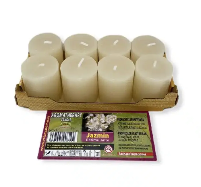 Vadeincienso - Pack of 16 Assorted Scented Candles, Natural Wax, includes fragrances like rosemary, lavender, sandalwood, and cinnamon, ideal for decoration and relaxation, shipped from Spain within 24-48 hours. #4