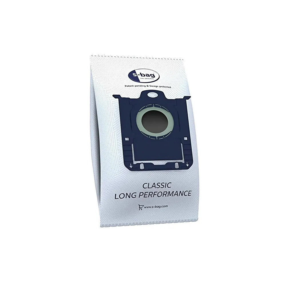 Anakel Home Bolsas Aspiradora S-Bag Classic Long Performance GR201S Compatible con Aspiradora con Bolsa AEG, Electrolux, Philips, Tornado y Volta  4 unidades, Mayor Capacidad
