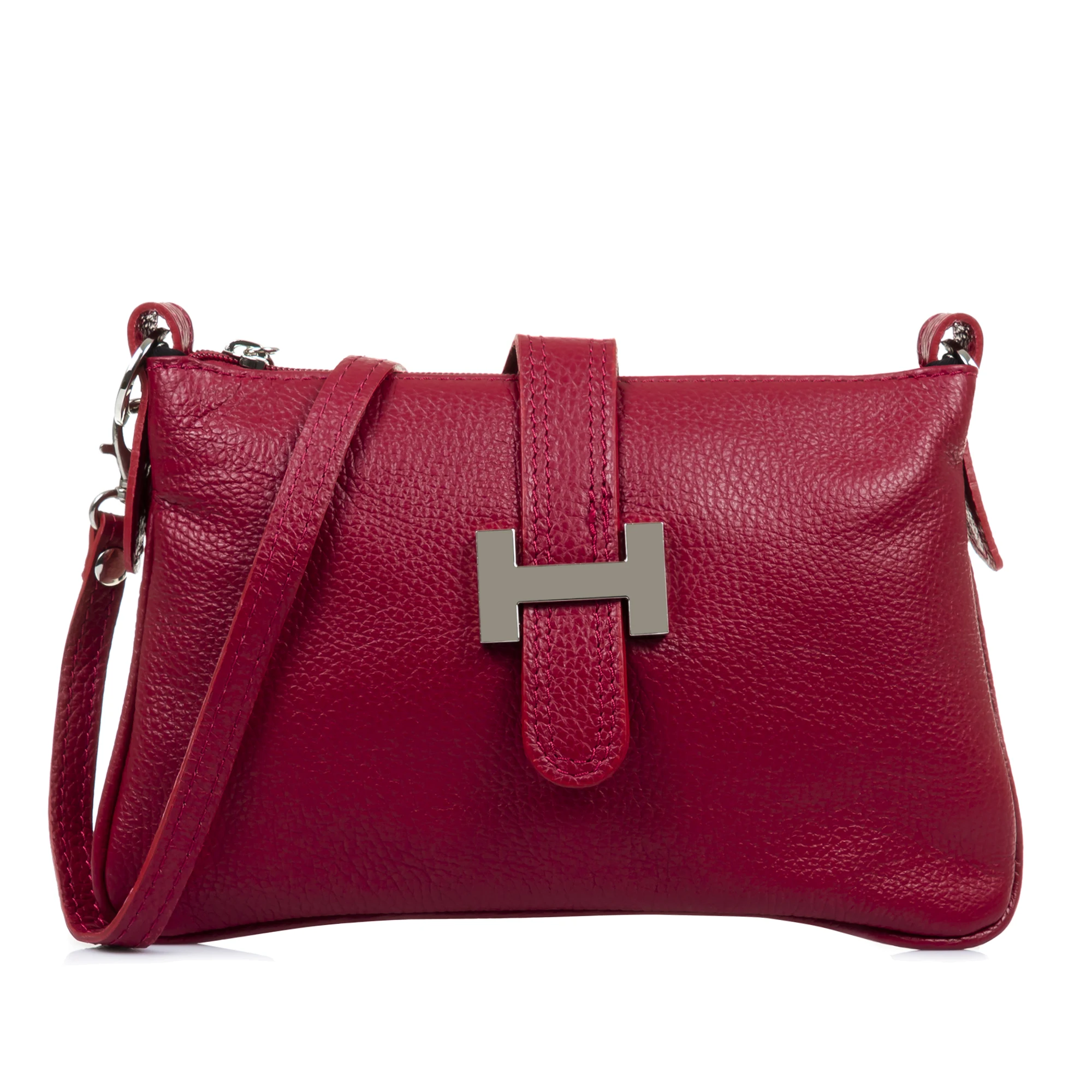 FIRENZE ARTEGIANI. Anacapri Bolso tote Mujer. Piel auténtica Gamuza Grabado Cocodrilo. 30x15x22cm.