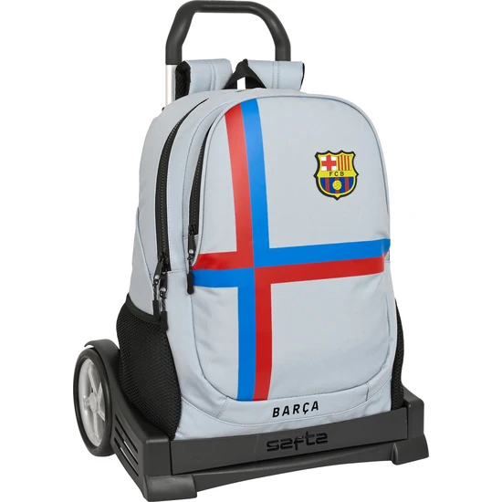 Safta backpack with cart evolution f.c.barcelona 3rd equip. 22/23 - officially licensed school backpack - ergonomic design - ample storage space - multifunctional pockets - Product Main Image
