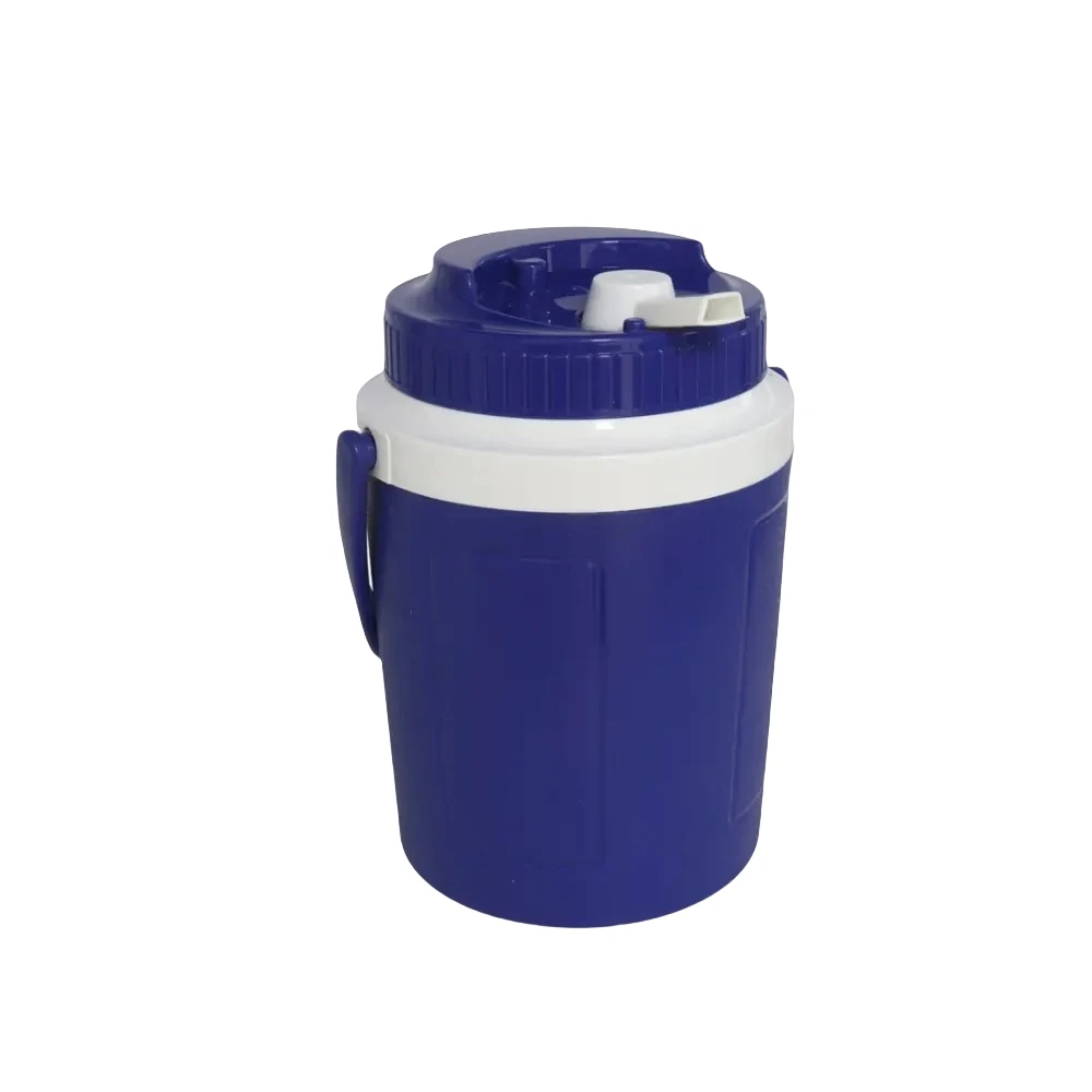 PLUSHOME-Nevera Portátil Bidón Termo Azul Para Agua Fría o Caliente o Bebidas Frescas Para Jardin Terraza Playa Camping Verano