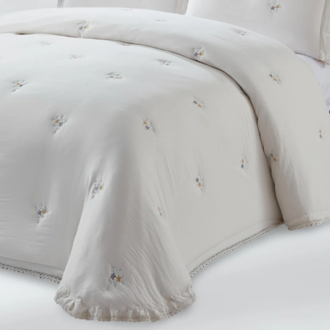 White number one quilt Multi Stonewash clear Vidal