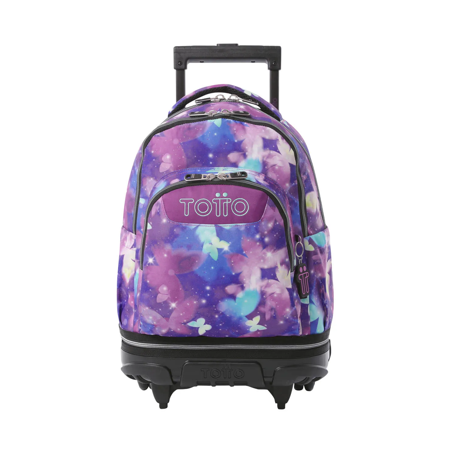 Totto Mochila escolar ruedas Tiza -Dimensiones:32 x 45.5 x 18 cm-Material:Poliester reciclado