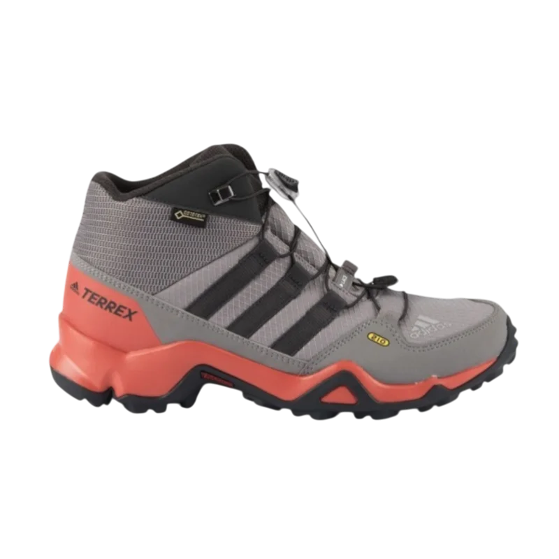Bota Montaña Adidas Terrex Mid Gtx K Cm7711 Gris Unisex Gore-tex Niño