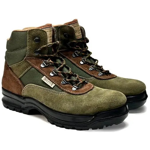 4050 Bota Trekking Segarra Kaki-Marrón para Montaña, con Suela de Caucho Maxtraction, Ideal para Climas Templados y Fríos - Senderismo de Media Montaña