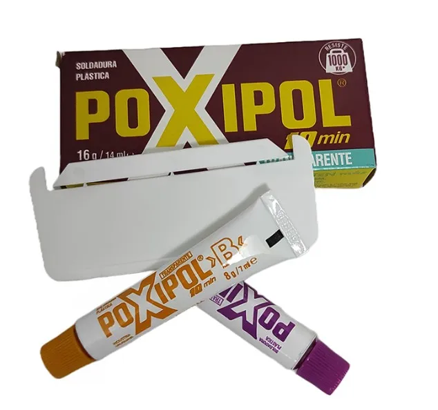 Transparent poxipol - epoxy glue 2 components 16gr