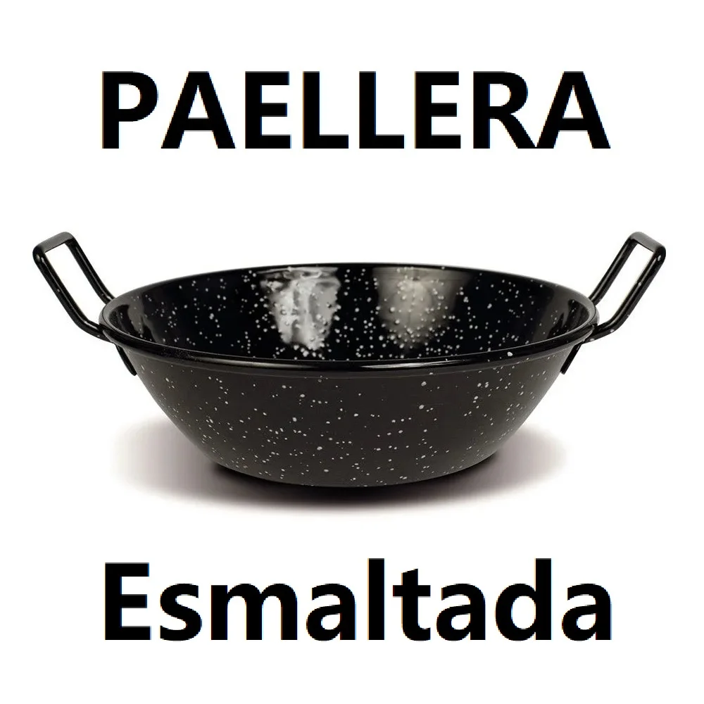 PAELLERA HONDA CON TAPA,PAELLERA ESMALTADA,PAELLERA BORDONADA JASPEADA,40/38/36/34/32CM,9/8/7/6/5/LITROS,ESPECIAL INDUCCION Y TODO TIPO DE FUEGOS,GERIMPORT,FESPU