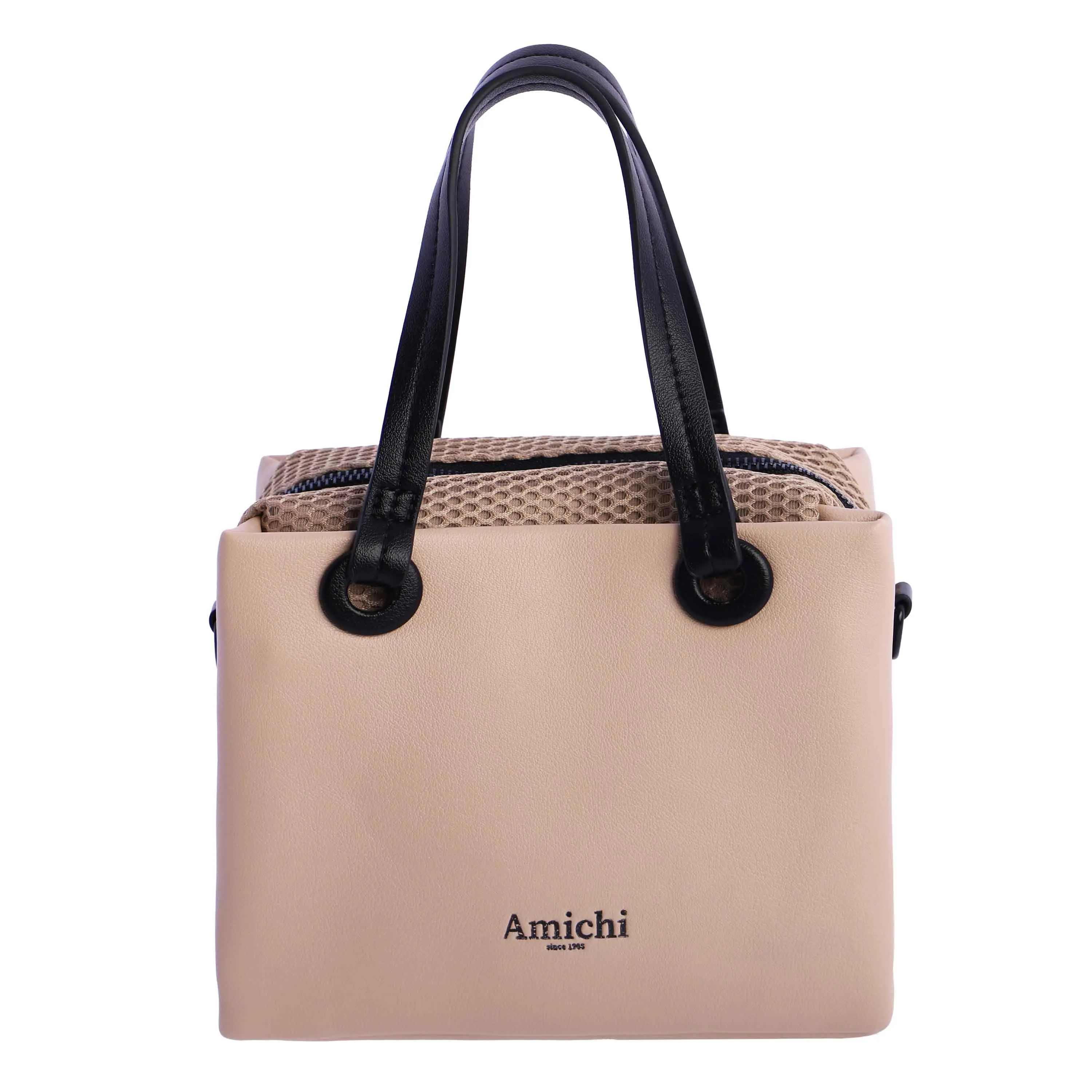Bolso de mano para mujer Maui de piel sintética con cremallera