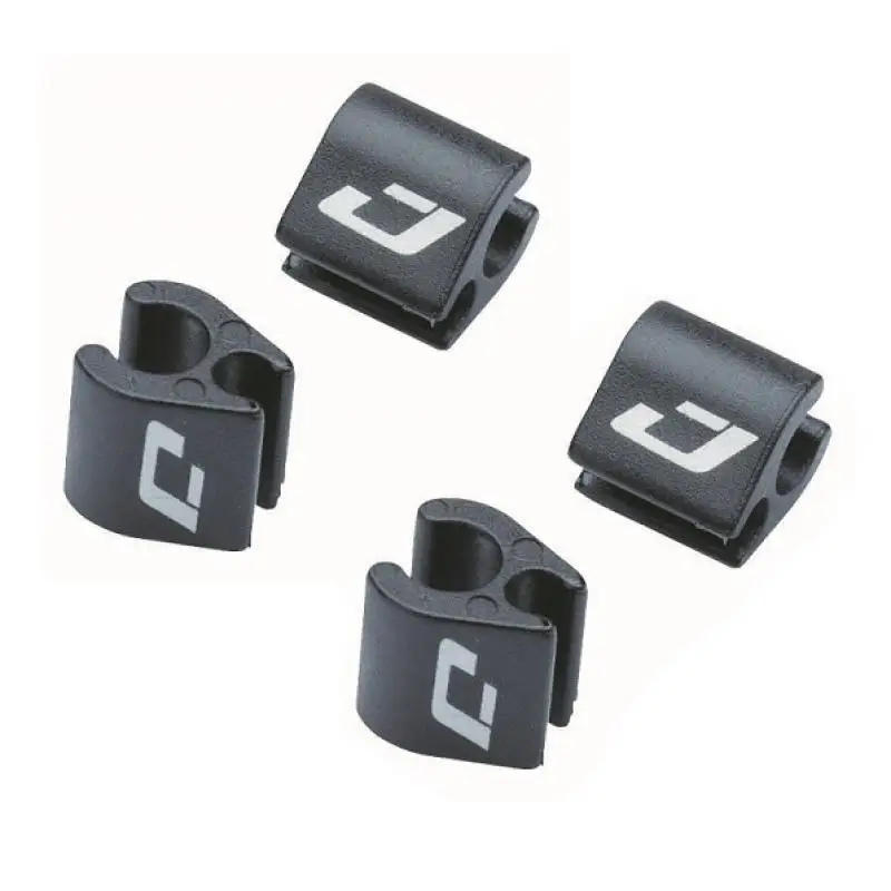 JAGWIRE | Kit Sujetacable Cambio Electrónico Y Freno - Kit sujetacables para las fundas de cambio electronicas y fundas de freno Color: Negro Medidas: 2.5mm E-Shift + 5.0mm Brake Material: