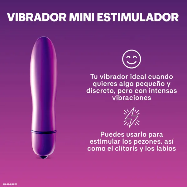 Durex Mini Vibrator Intense Orgasmic Pure Pleasure for women, discreet and powerful sex toy, waterproof, silent operation, up to 5 hours of pleasure with a soft velvet-like surface, perfect for personal or couple enjoyment.