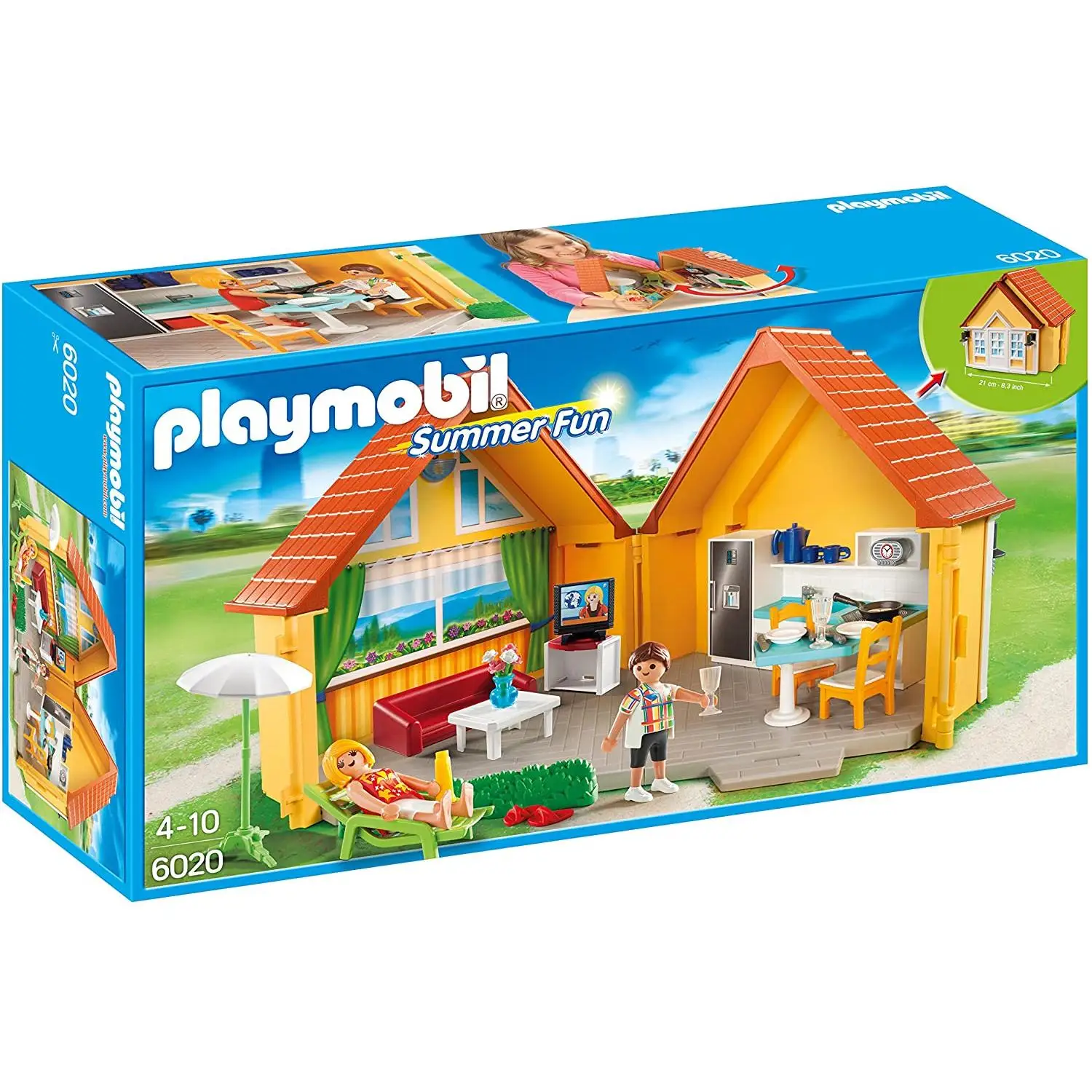PLAYMOBIL  MALETA CASA DE VACACIONES, 6020, TIENDA CON LICENCIA OFICIAL