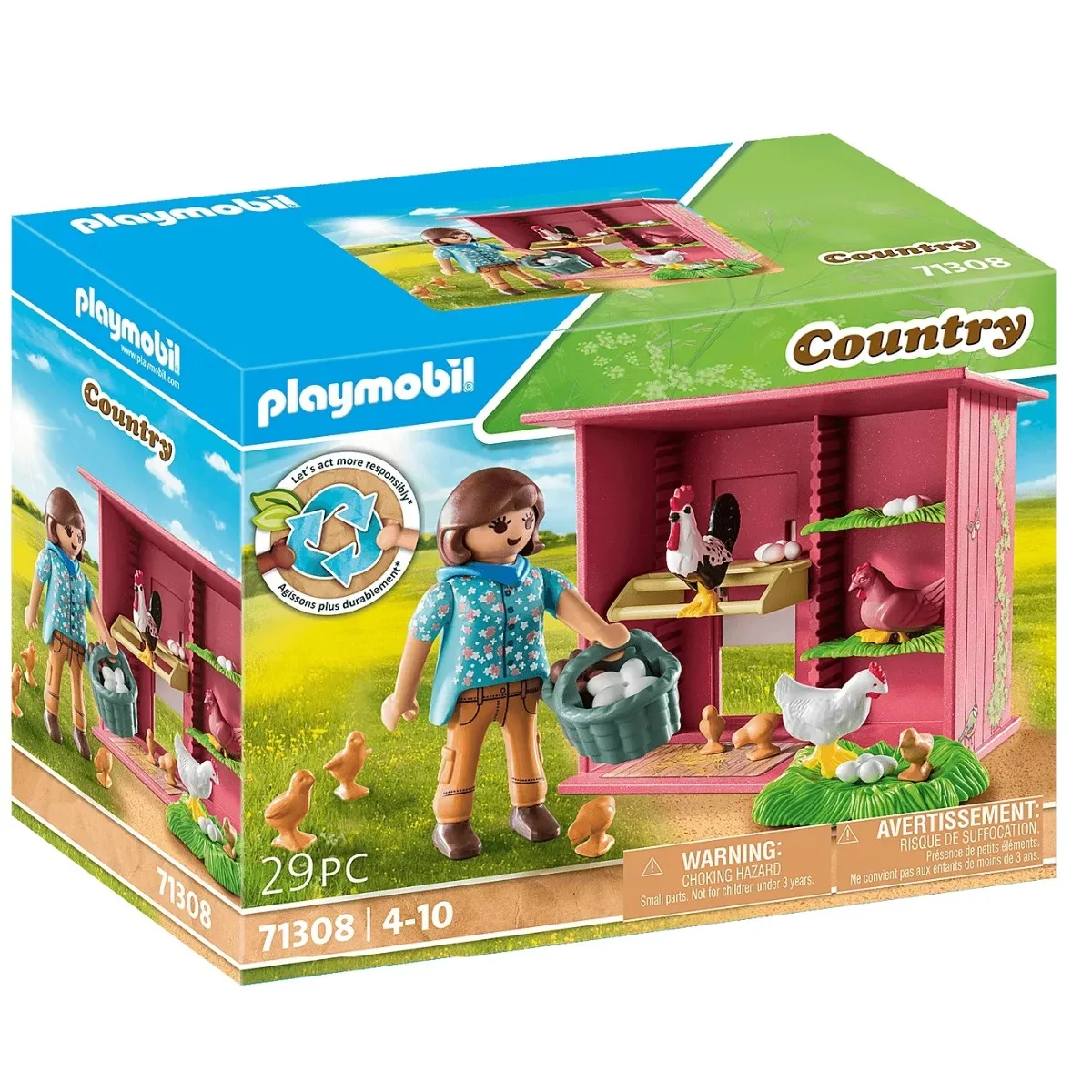 PLAYMOBIL GALLINERO, 71308, TIENDA CON LICENCIA OFICIAL