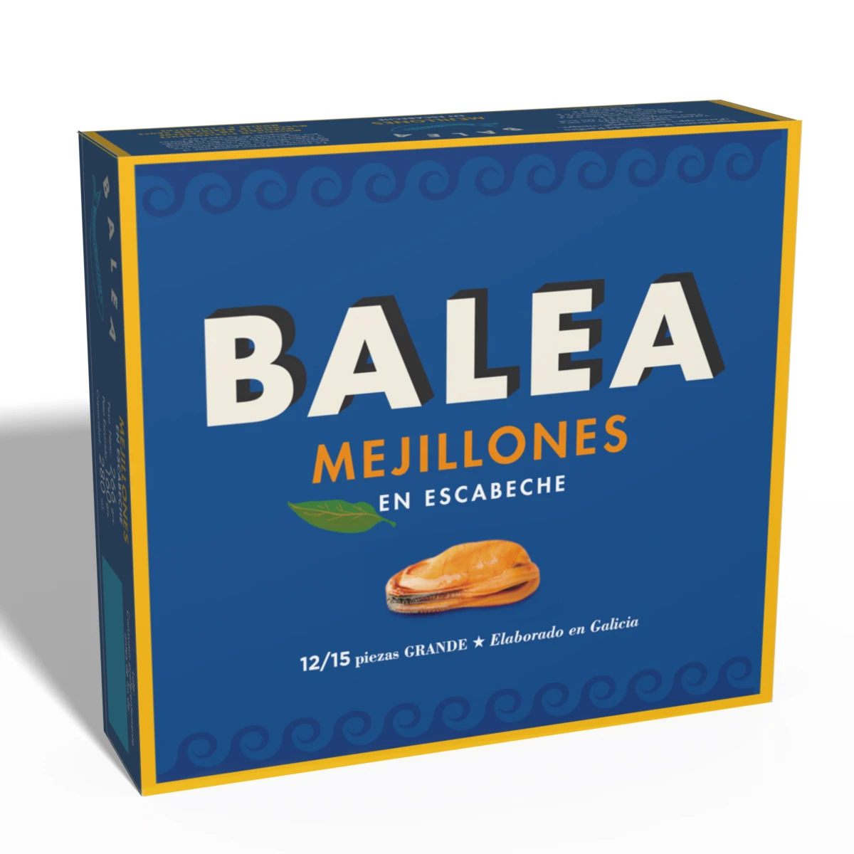 Balea, mejillón grande en escabeche 12/15, 266 gr