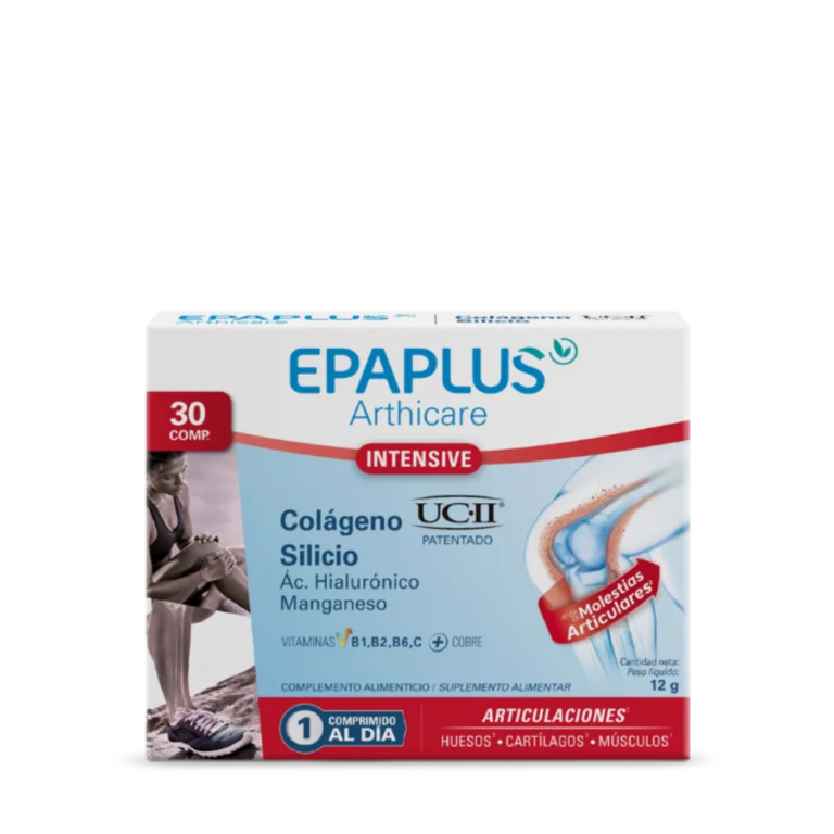 EPAPLUS ARTHICARE INTENSIVE COLAGENO UCII +SILICIO+AC.HIALURONICO+MAGNESIO+VIT. 30 COMP