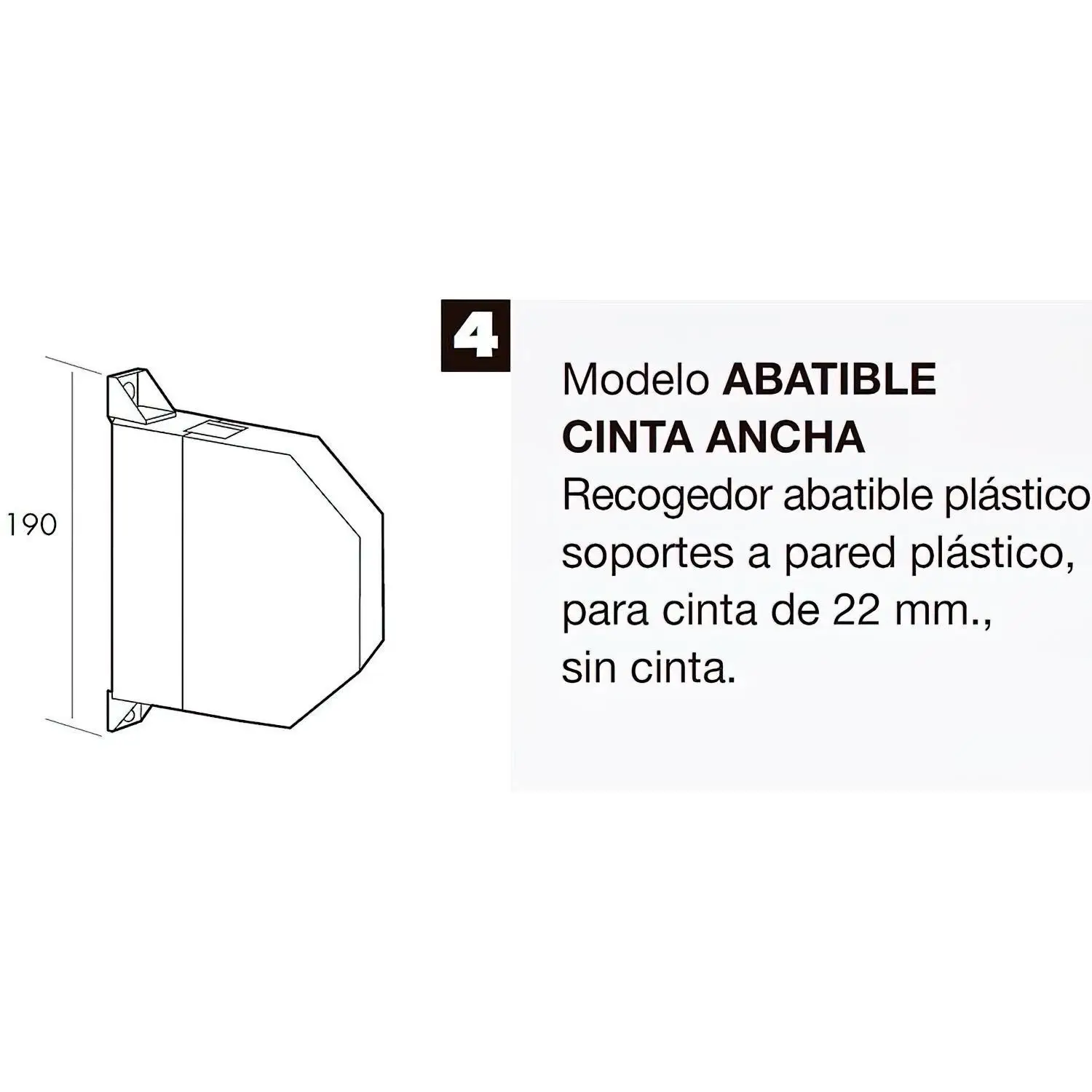 22 mm tape white folding blind picker.