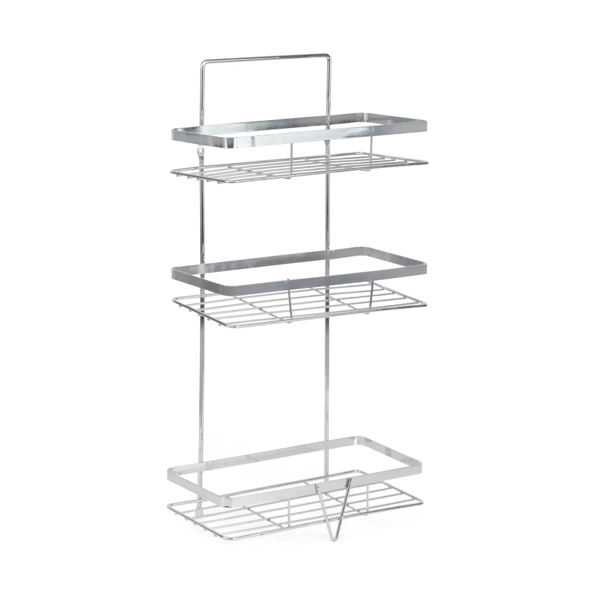 Estantería para Ducha The Secret Home - Estante de Metal con Base de Goma - Organizador de Baño de Varios Niveles Sin Instalación