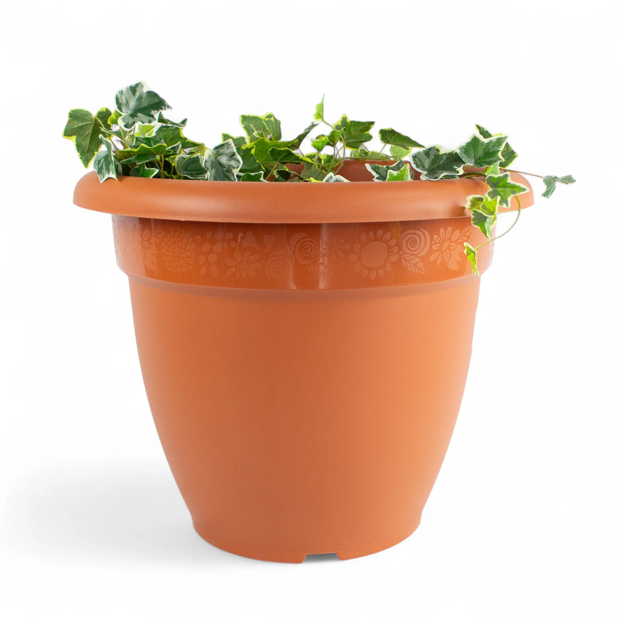 Maceteros Grandes Exterior - Macetero Grande, Maceta 50 Cm Diametro, Tiestos Para Plantas Exterior Plastico Marron, Maceta Grande Jardin Decoracion Terraza - 50x50x40 cm