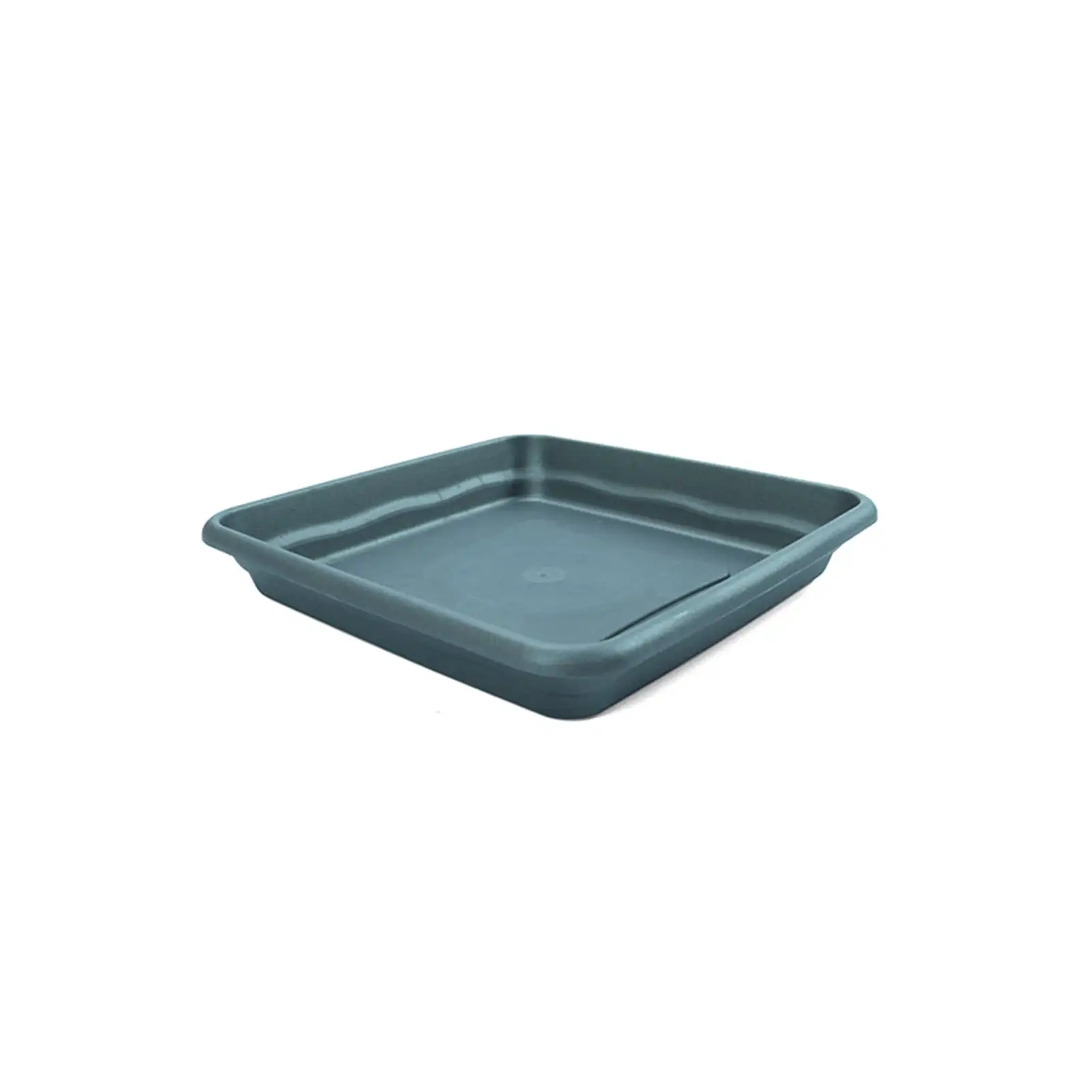 Plastiken 7829 - Plato Cuadrado de 29 cm para Macetas TERRA de 33 cm 14L. Antracita