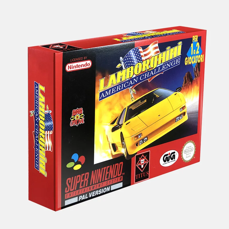 Lamborghini American Challenge - SNES - Nuevo precintado
