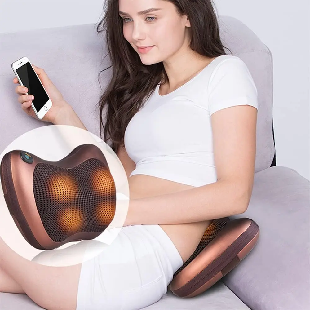 Electric massage cushion with 3D heating and massage function