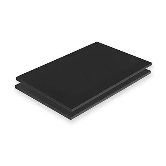 C.A | Cartón Pluma Foam Board | Negro y Blanco | 0.5 mm | 2 Unidades | Manualidades y Decoración