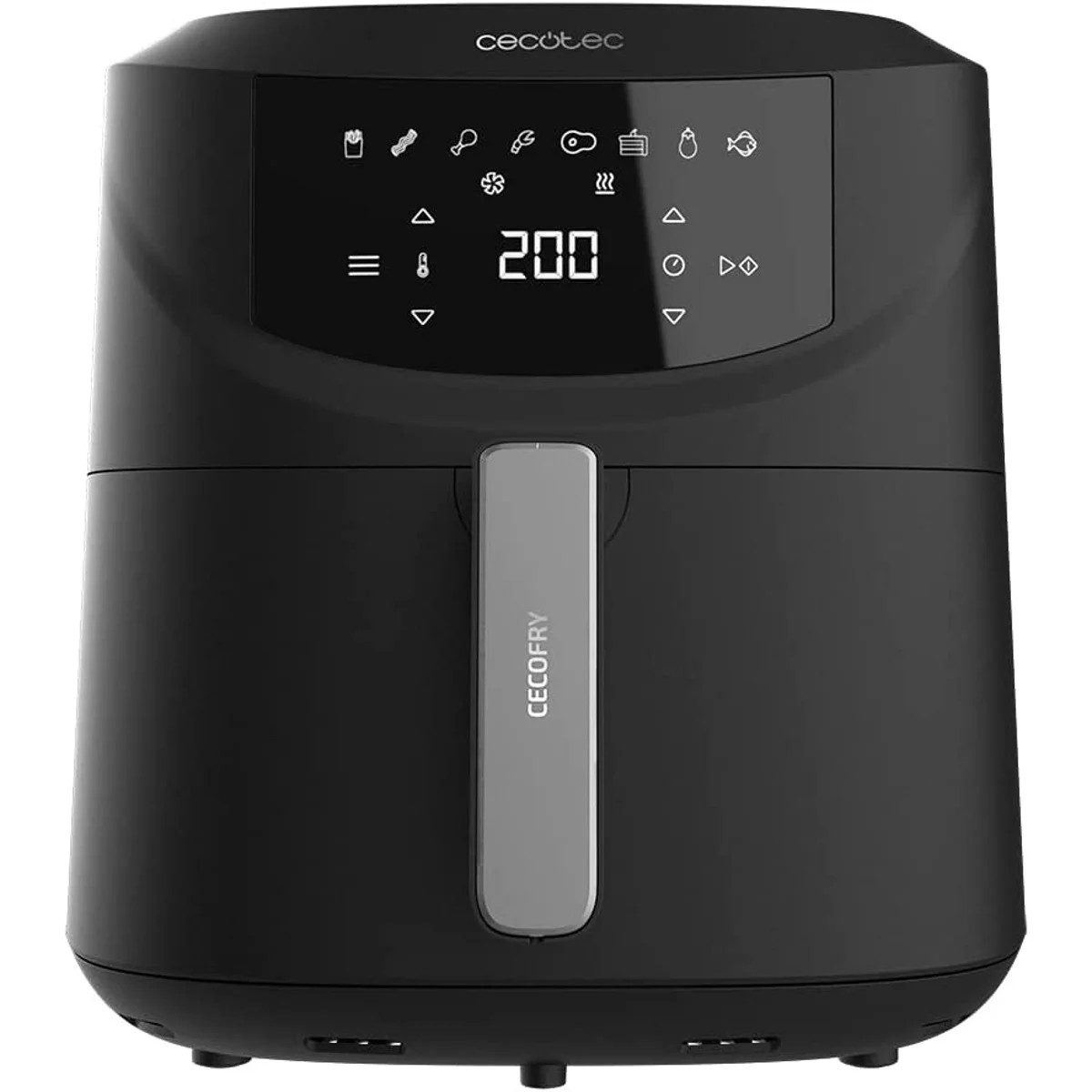 Freidora de Aire sin Aceite 7,6L Cecotec Cecofry Absolute 7600, 2000W, dietética digital y compacta,