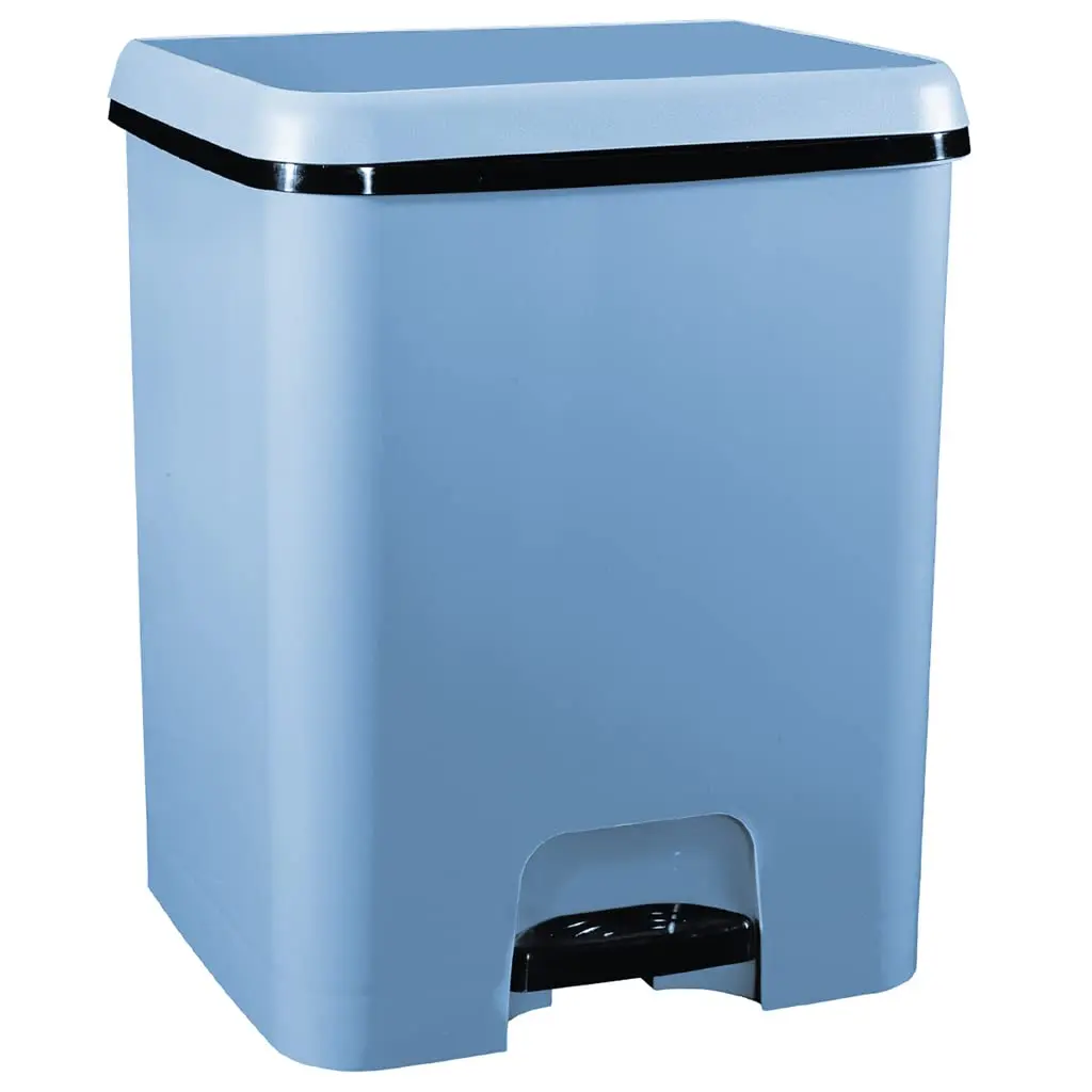 Cubo de Basura Pedal Com-Fort House 52 Litros Azul
