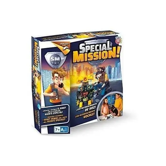 IMC Toys-Special Mission family game with Special agent and 36 different Robots