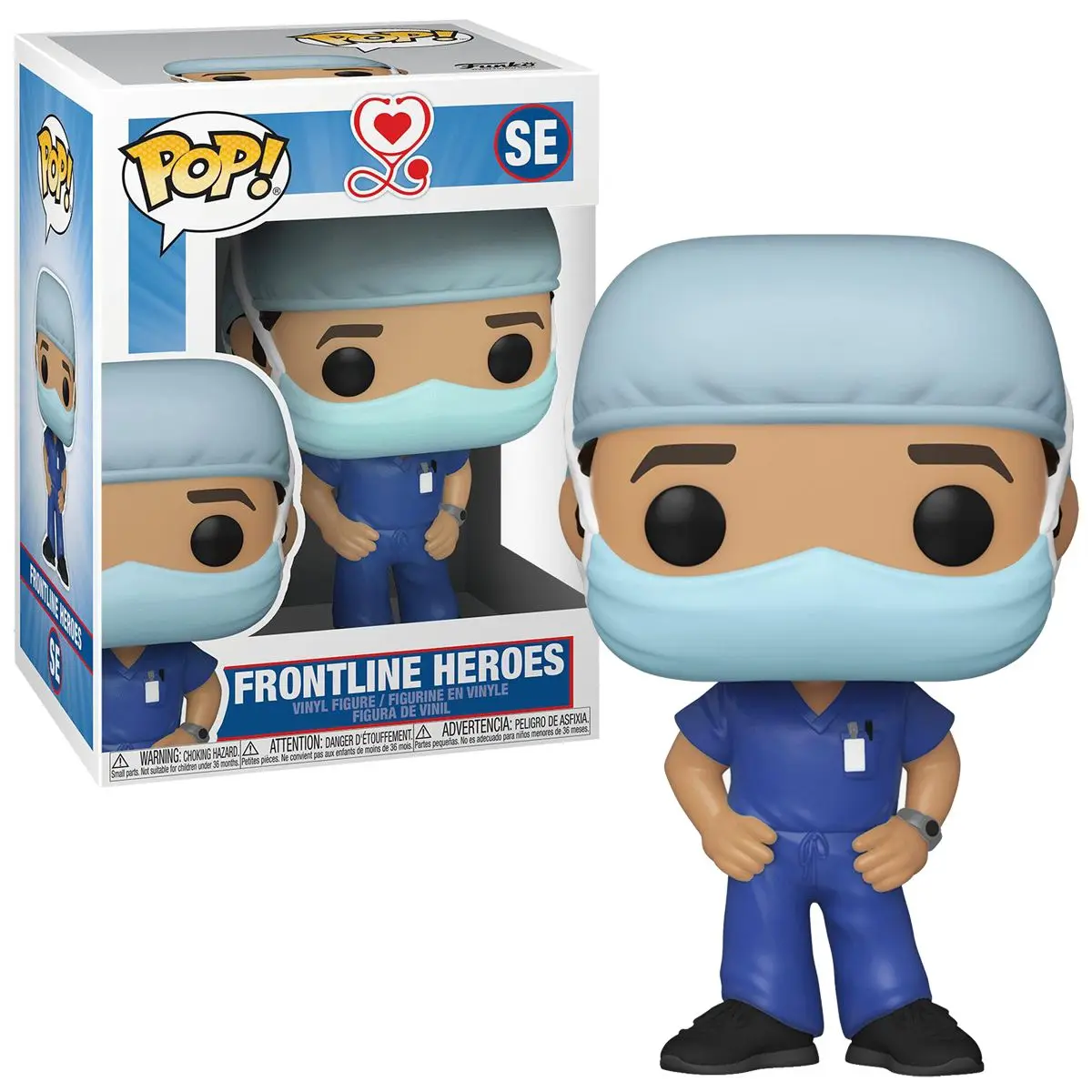 Funko Pop! Heroes - Front Line Workers Sanitario 1, 54046, SE