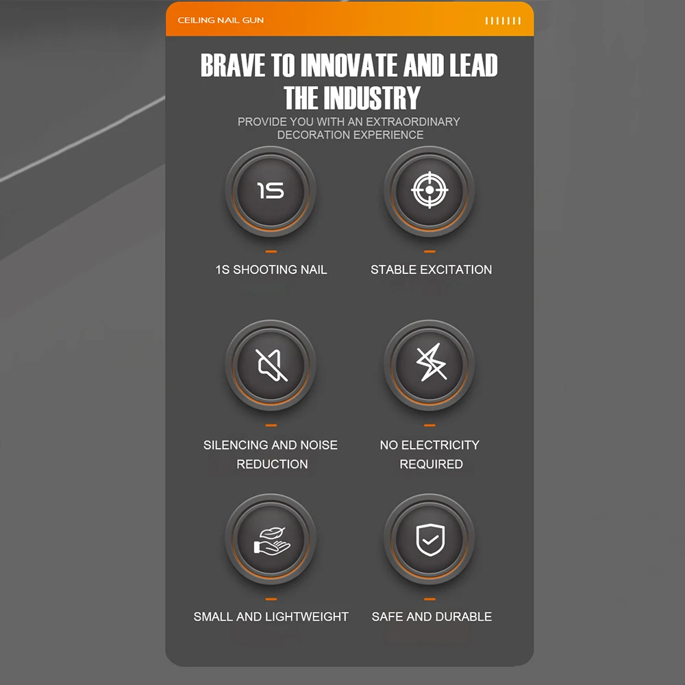 Mini Steel Nail Gun, Manual Riveter Gun, Concrete Wall, Ceiling, Wall Anchor, Wire Slotting Device, Home Wall Clamping Rivet Tools