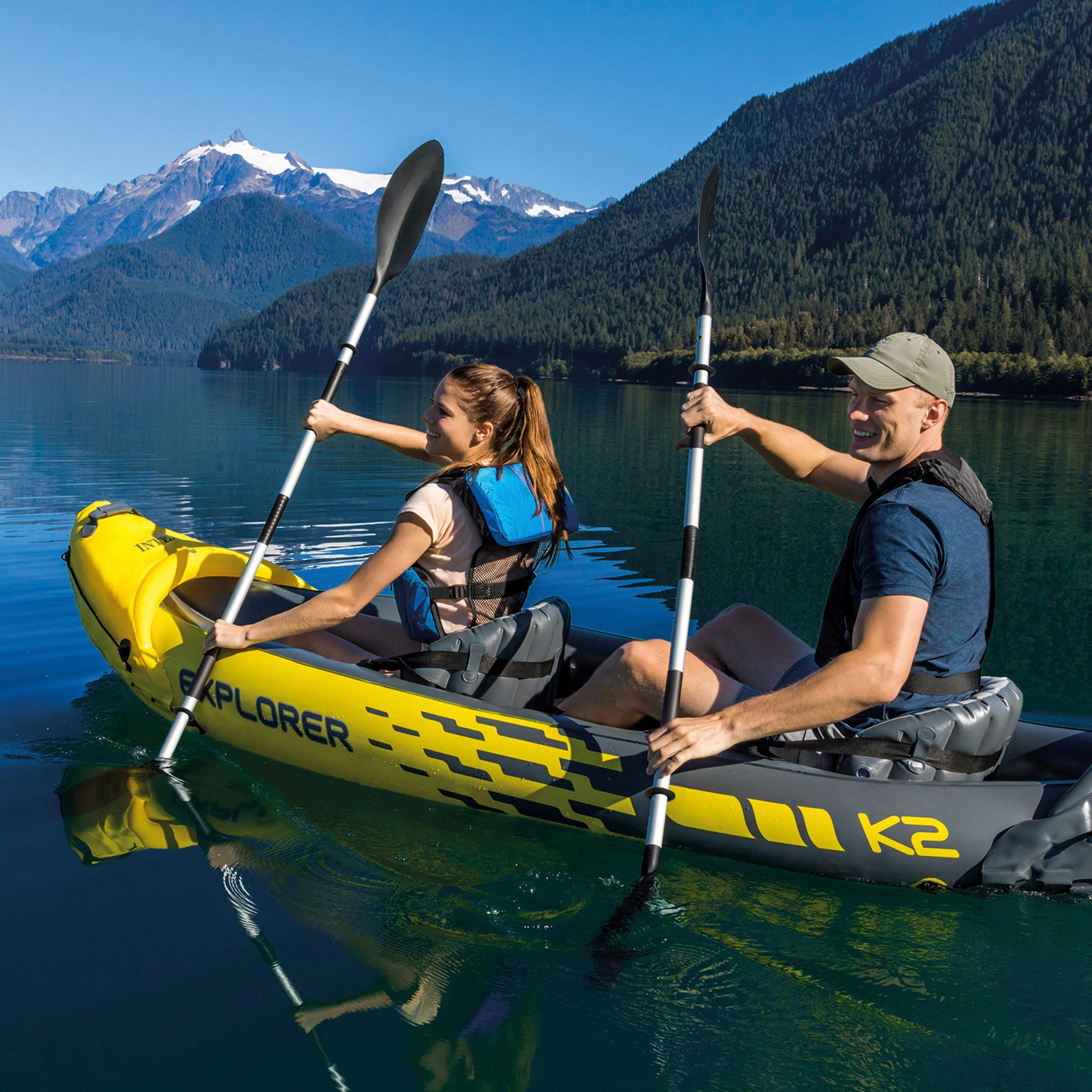 INTEX Kayak Hinchable para 2 personas